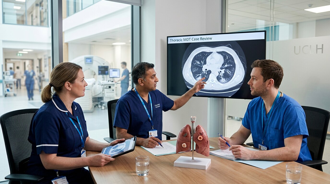 Lung Cancer Thoracic Oncology at UCLH: Consultant Profiles and Treatment Approaches